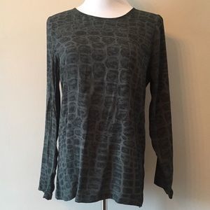 French Connection Snakeskin Blouse